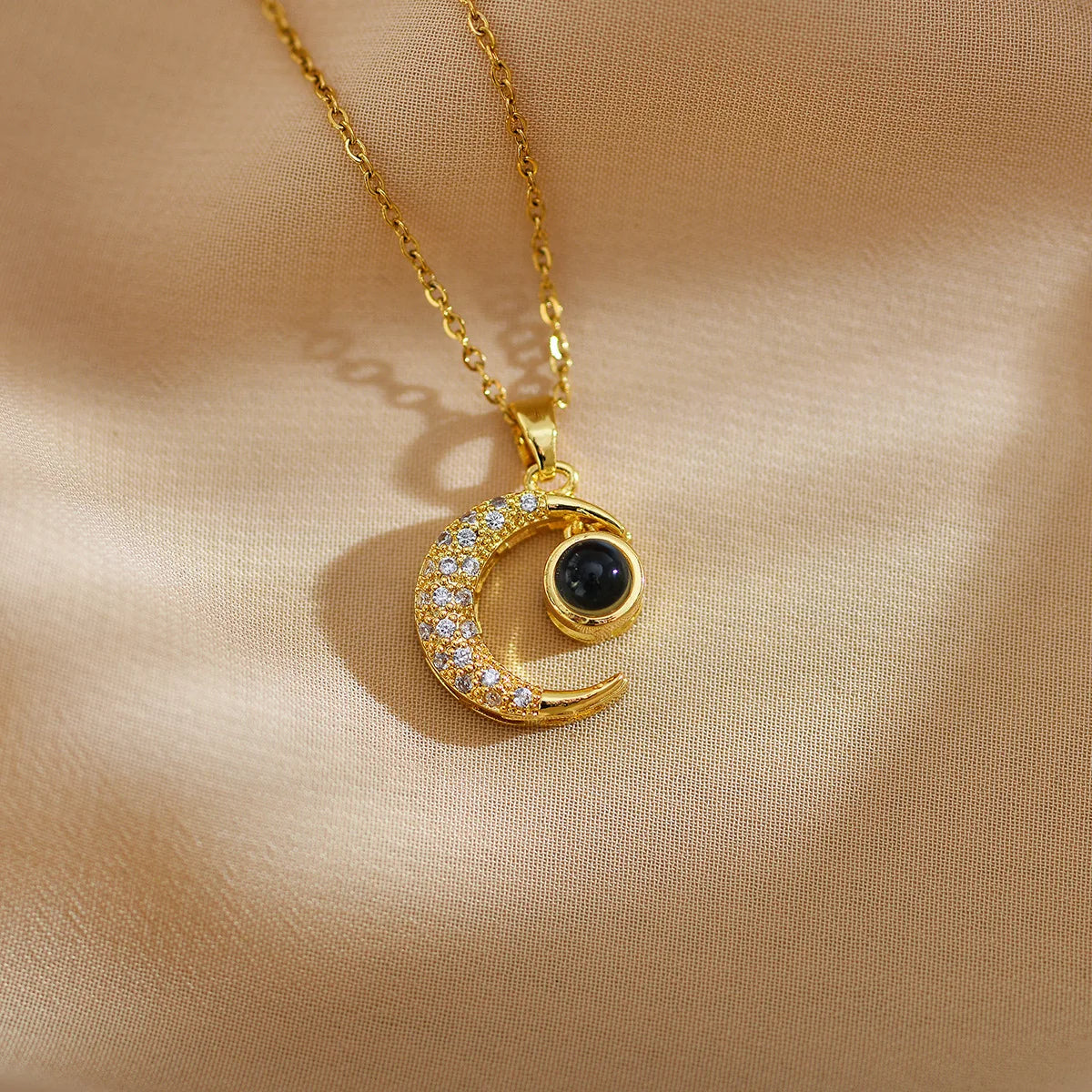 Collar Luna Te Amo en 100 Idiomas