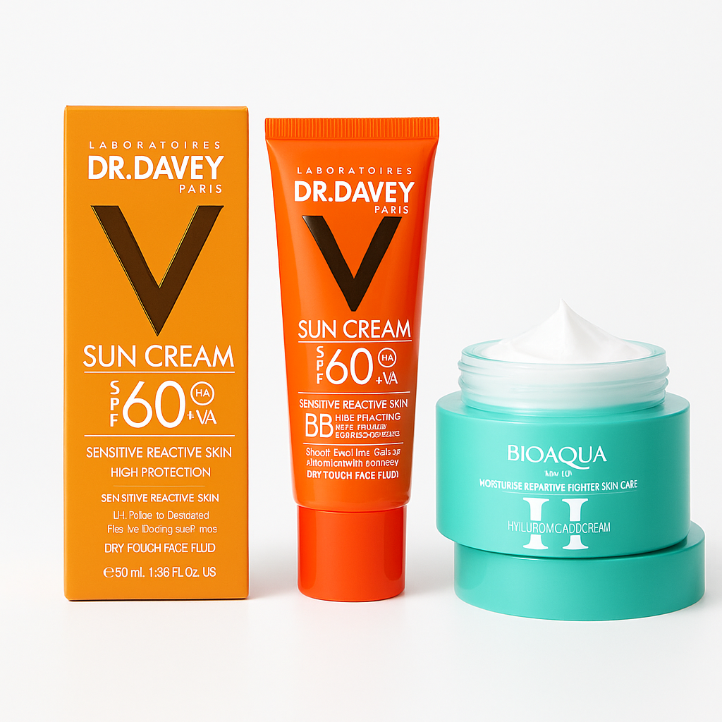 COMBO X3 PROTECT SOLAR + CREMA HIALURON